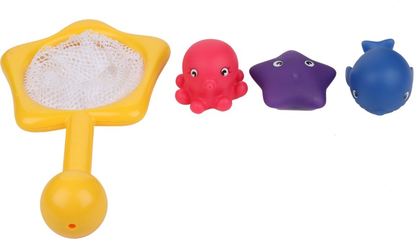 SIMBA Abc Fishing Net with 3 Pcs Vinyl Squirt Animals Bath Toy - Abc Fishing  Net with 3 Pcs Vinyl Squirt Animals . Buy Net toys in India. shop for SIMBA  products