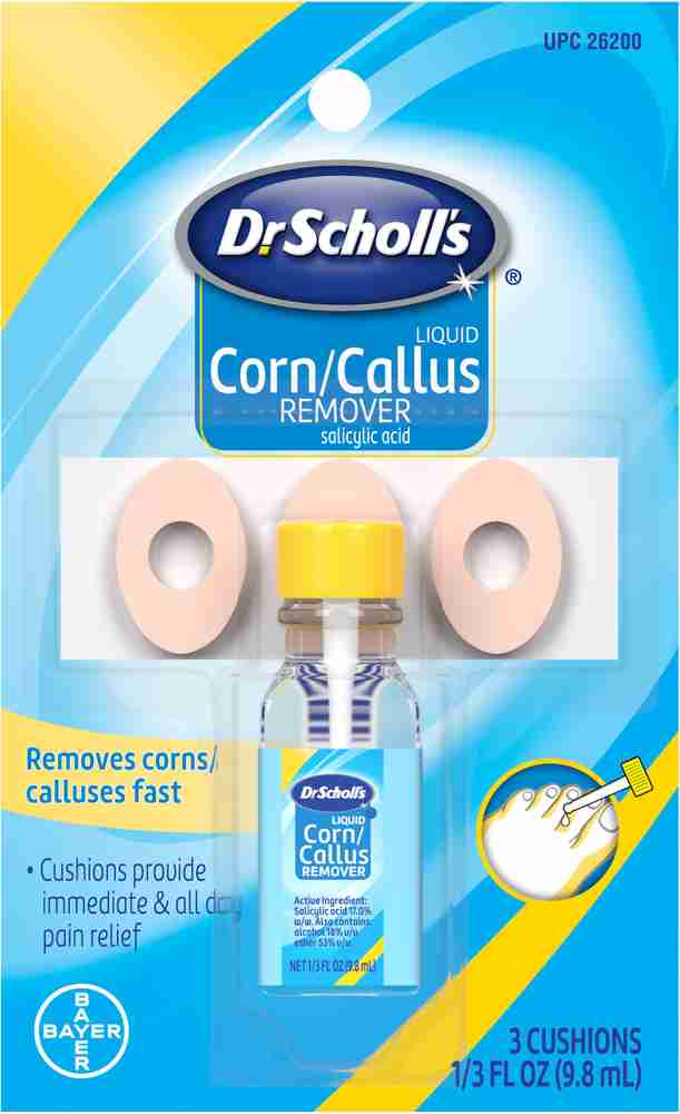 Dr scholl's callus remover clearance liquid