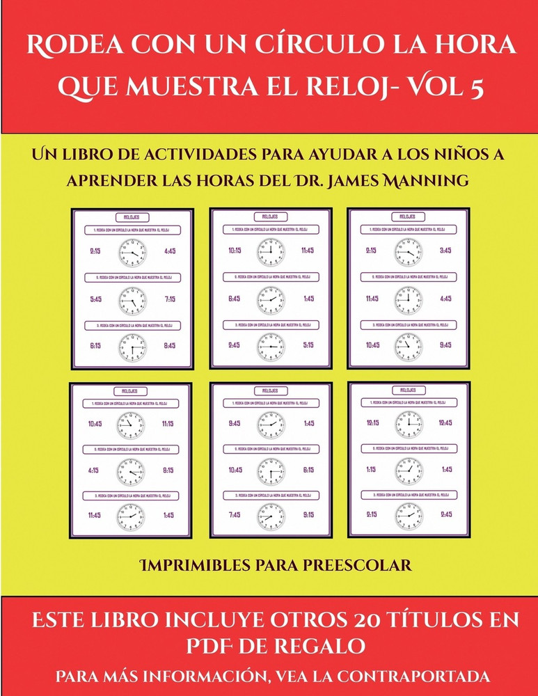 Reloj para preescolar store