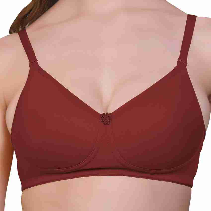 New Care Women's Cotton Mix Hosiery Full Coverage Non-Padded Bra - Pack of  3 Women T-Shirt Non Padded Bra - Buy New Care Women's Cotton Mix Hosiery  Full Coverage Non-Padded Bra 