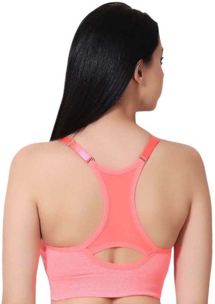 BARSHINI (Pack of 2) Women Seamless Fitness Sport Bra Push Up