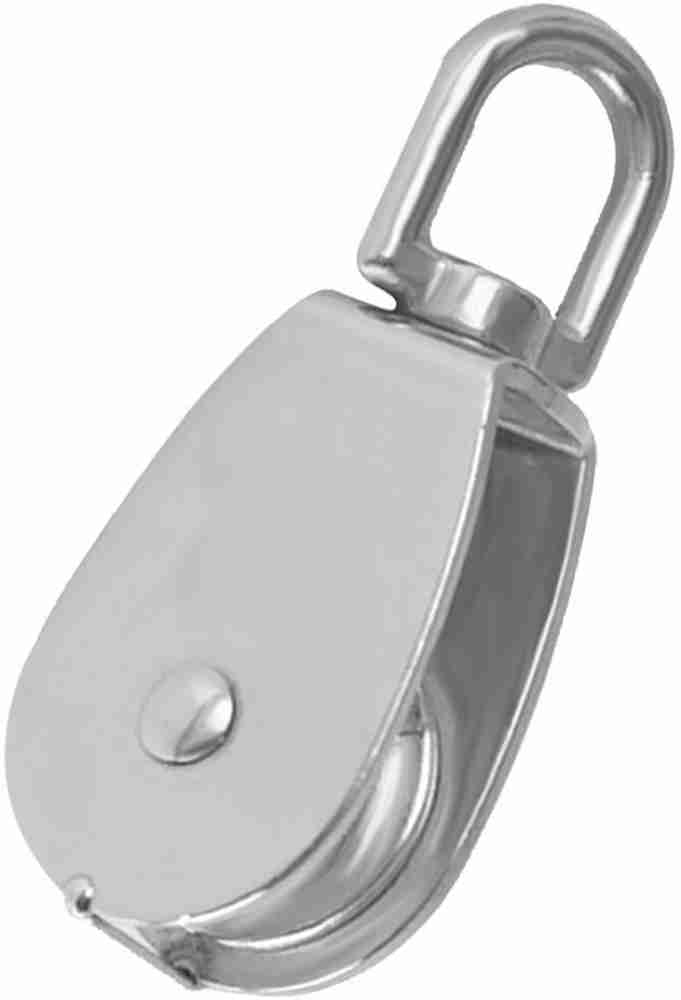 Steel Detachable Locking Swivel Set - Silver