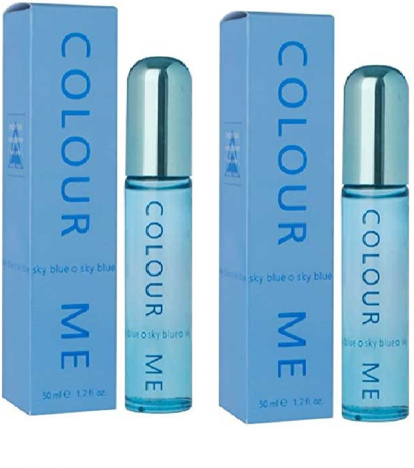 COLOUR ME Sky Blue O Sky Blue Eau De Toilette Perfume 50ml X 2