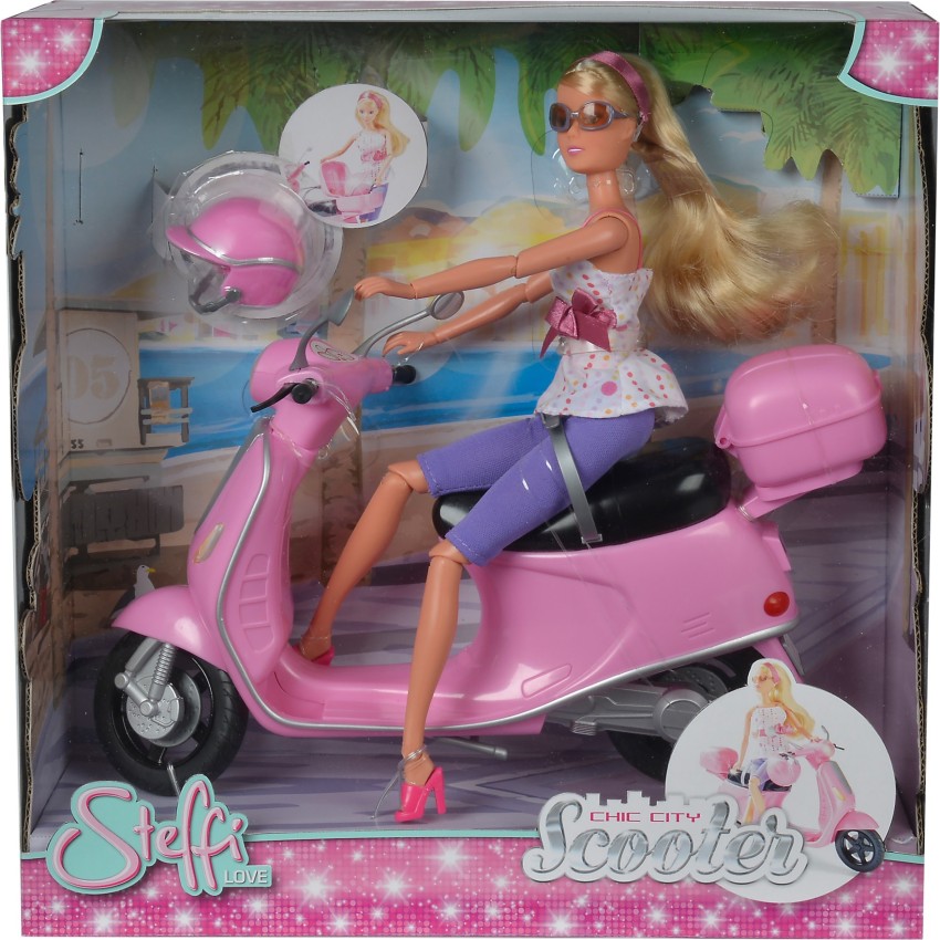 Barbie doll clearance and scooter