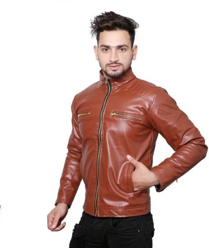 Flipkart men's clearance leather jackets