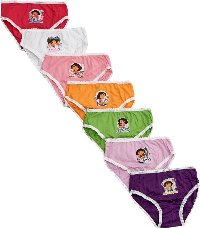 6 Panty Pack Girls Briefs underwear Dora the Explorer Size 3/4 5/6 7/8