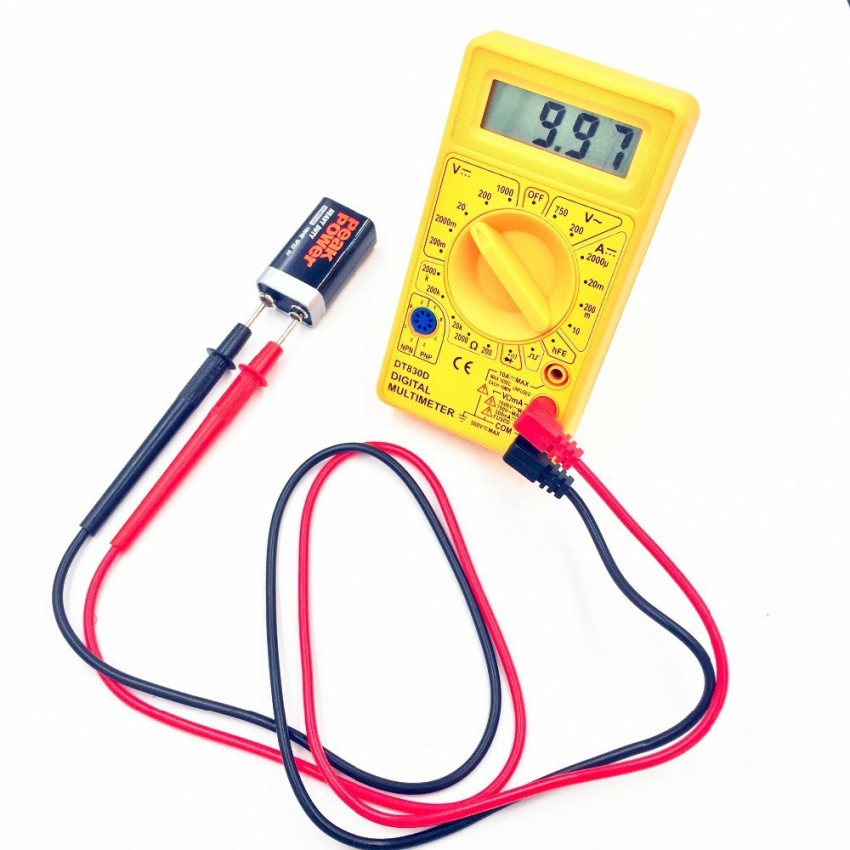 Digital Multimeter with BuzzerSquare Wave Output Tester 