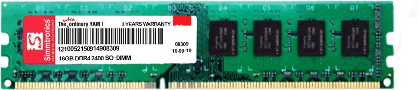 Buy Simmtronics 16GB DDR4 2400MHZ RAM Online for Desktop– POS