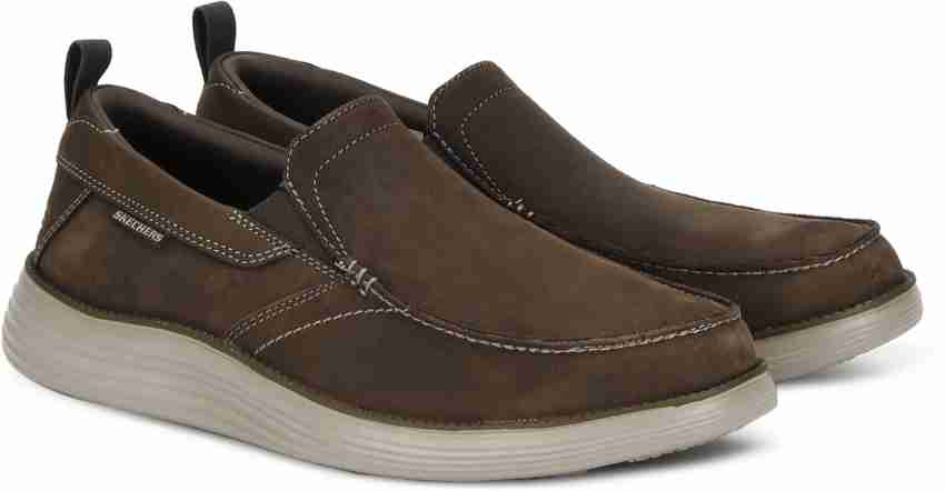 Skechers top leather loafers