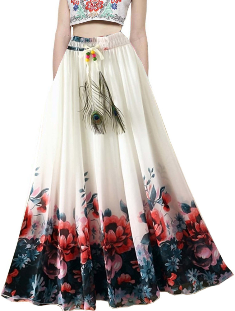 Fashion Care Floral Print Women Wrap Around White Skirt Buy Fashion Care Floral Print Women Wrap Around White Skirt Online at Best Prices in India Flipkart