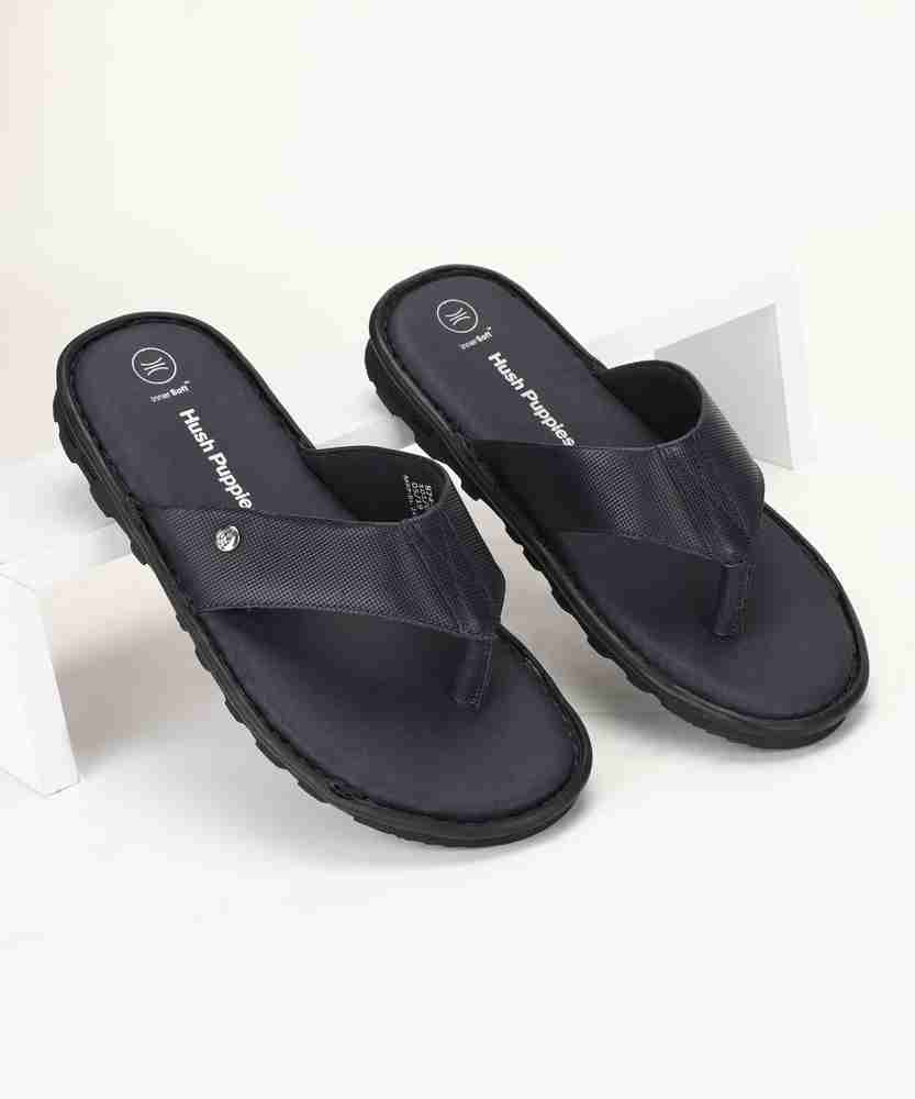 Hush puppies men s rebound leather flip flops thong cheap sandals