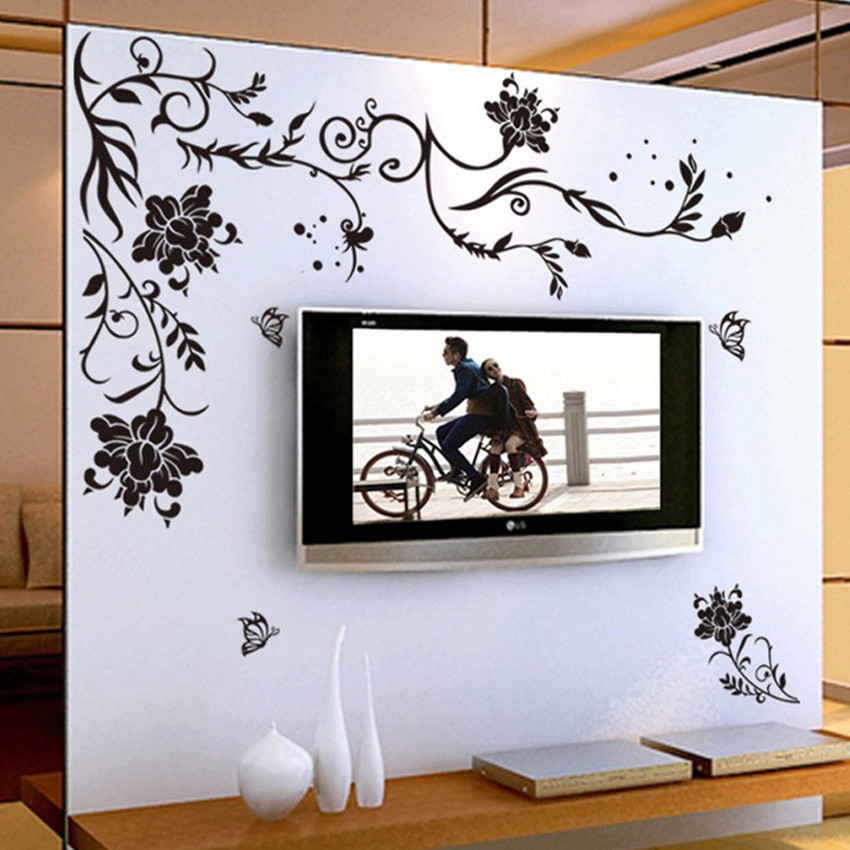 3d wall stickers for sales living room flipkart