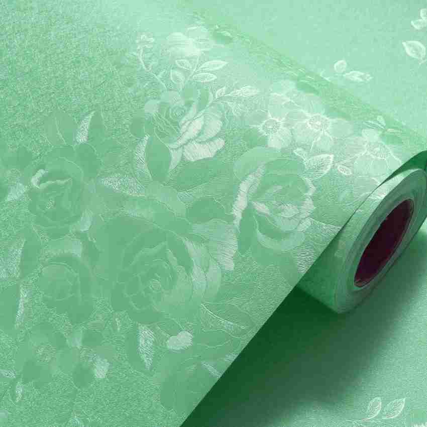 WolTop Floral & Botanical Green Wallpaper Price in India - Buy WolTop Floral  & Botanical Green Wallpaper online at