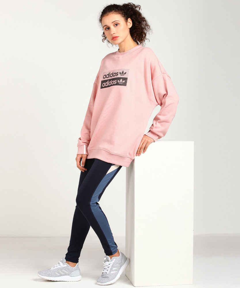 ADIDAS ORIGINALS Full Sleeve Embroidered Women Sweatshirt