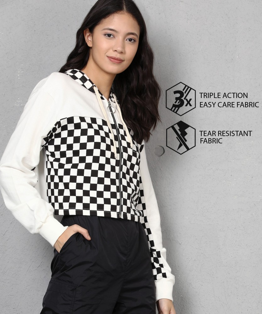 Checkered clearance hoodie women's