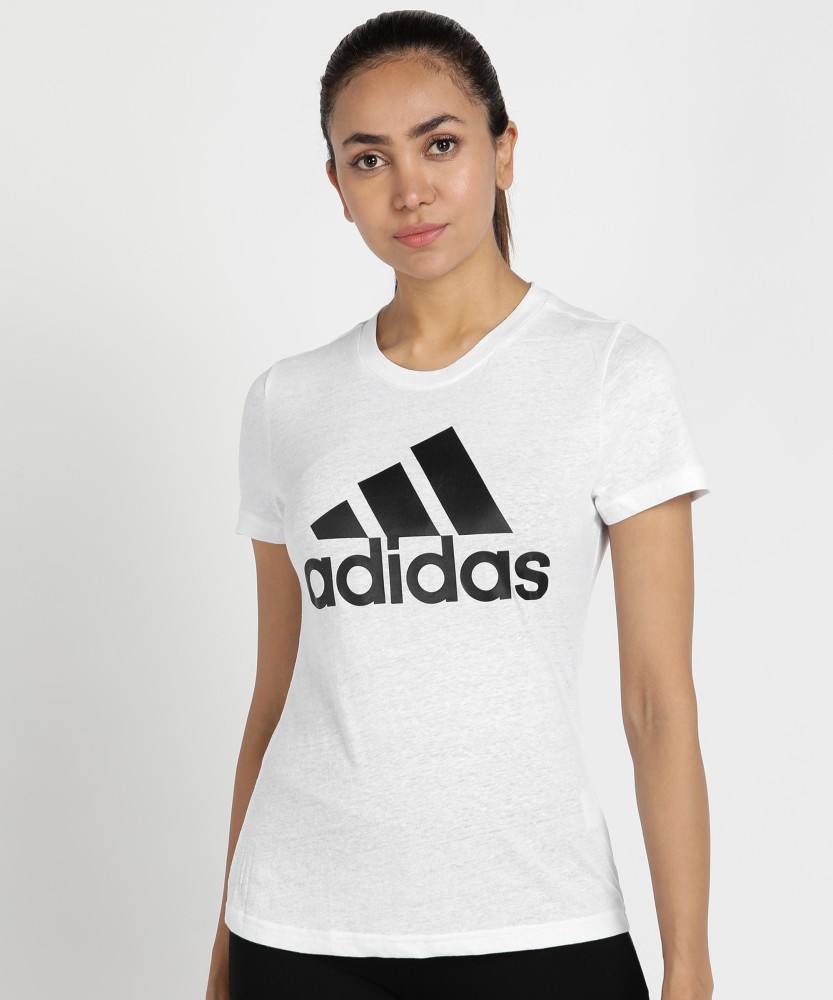 Adidas t shirts women's on sale flipkart