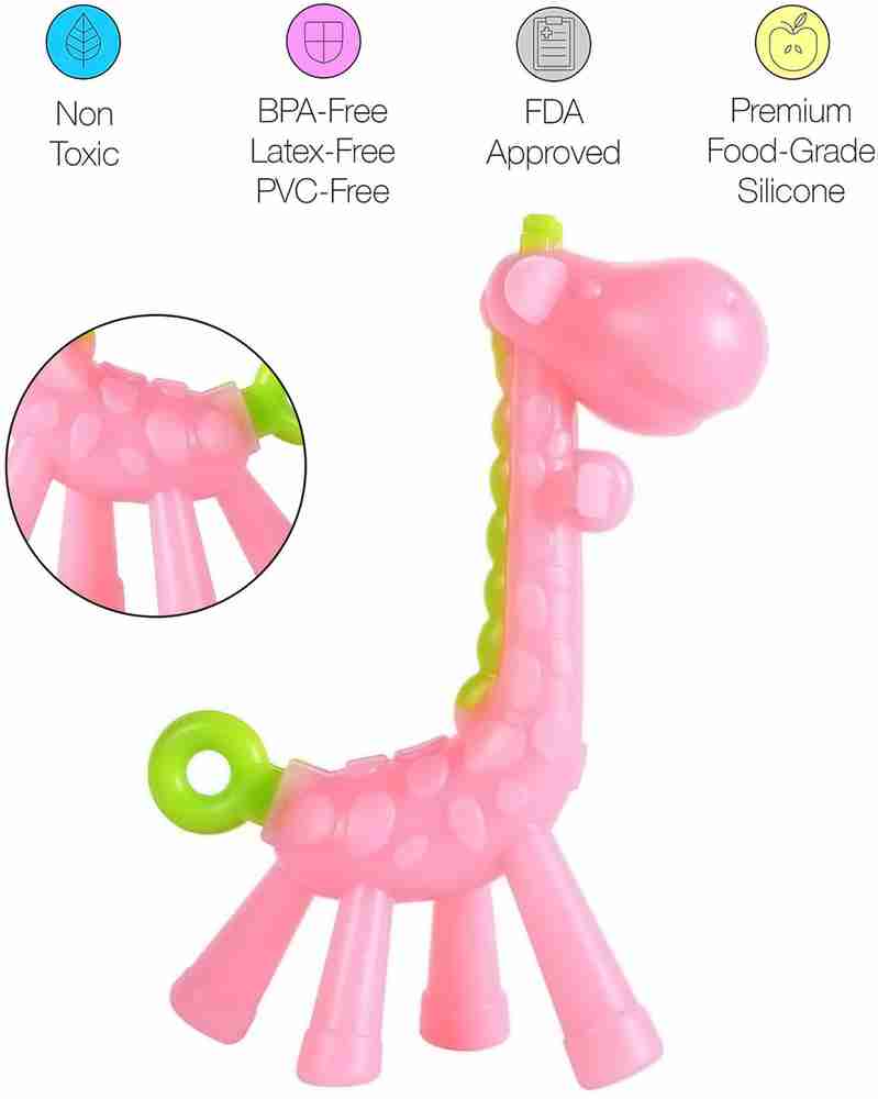 Baby giraffe teething toy deals