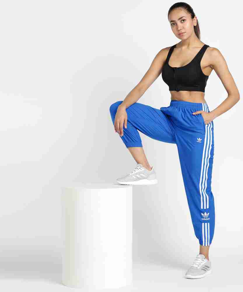 ADIDAS ORIGINALS Solid Women Blue Track Pants - Buy ADIDAS ORIGINALS Solid  Women Blue Track Pants Online at Best Prices in India