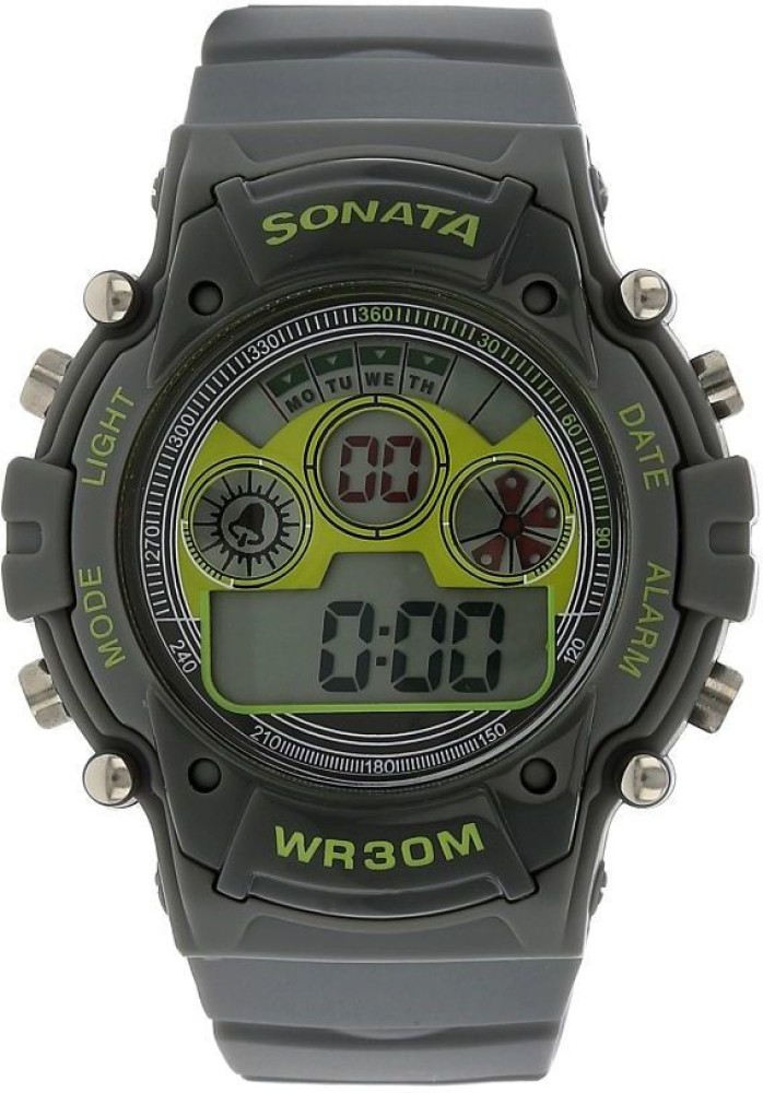 Sonata watches digital with analog hot sale