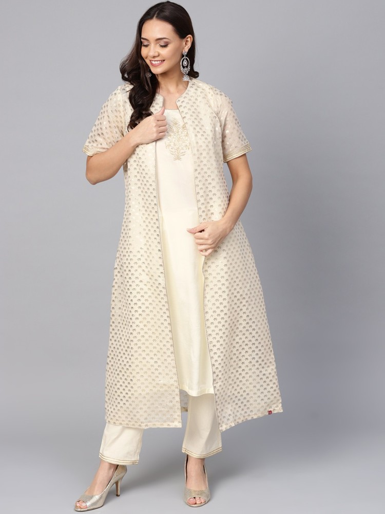 Biba kurta sale with jacket