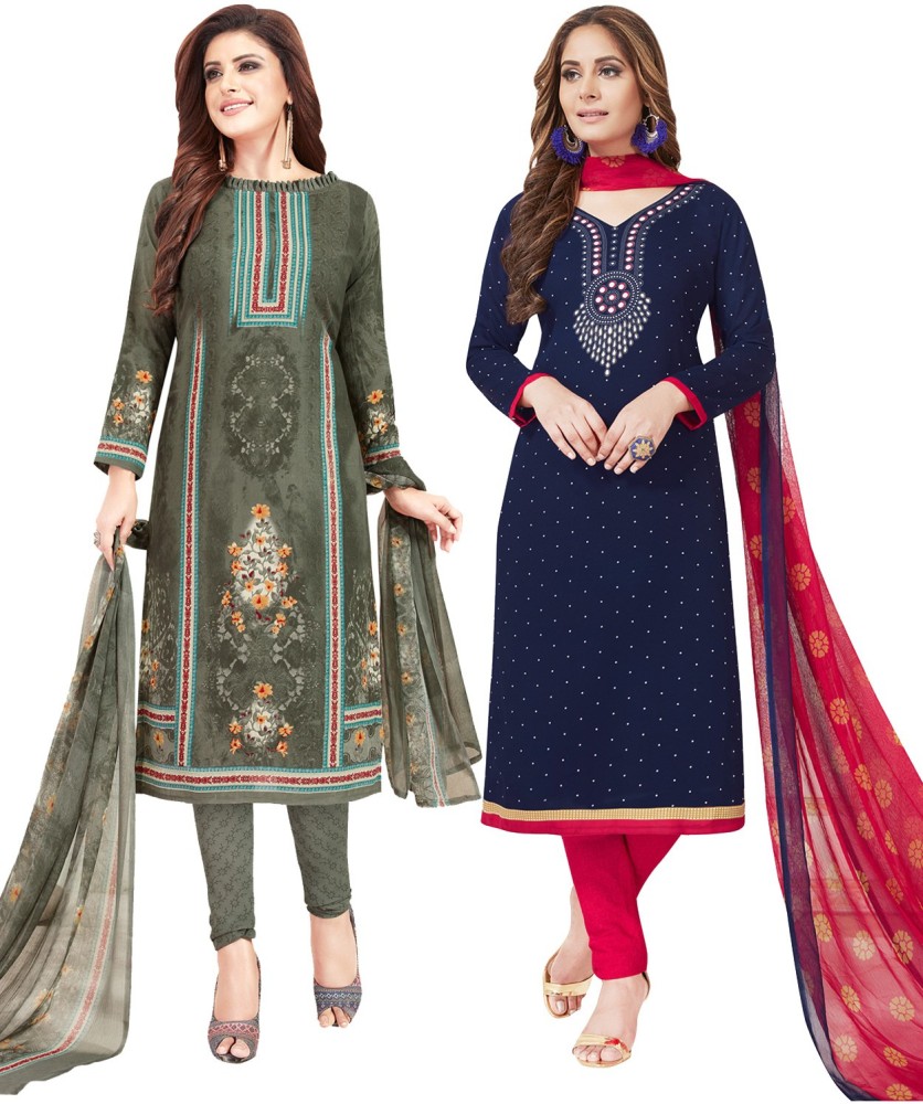 Flipkart churidar dress clearance materials