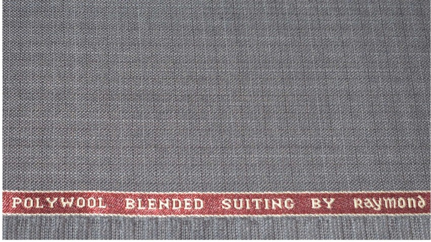 Raymond Men's Poly Wool Unstitched Self Design Suiting Fabric