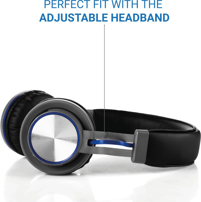 Flipkart SmartBuy Rich Bass Wireless Bluetooth Headset With Mic Blue