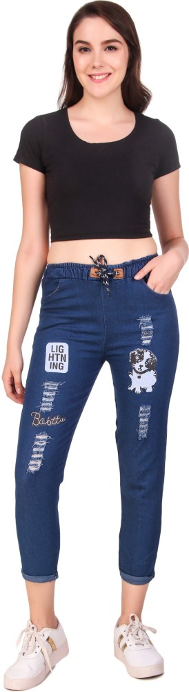 Buy online Mid Waist Denim Jegging from Jeans & jeggings for Women by Fck-3  for ₹699 at 22% off