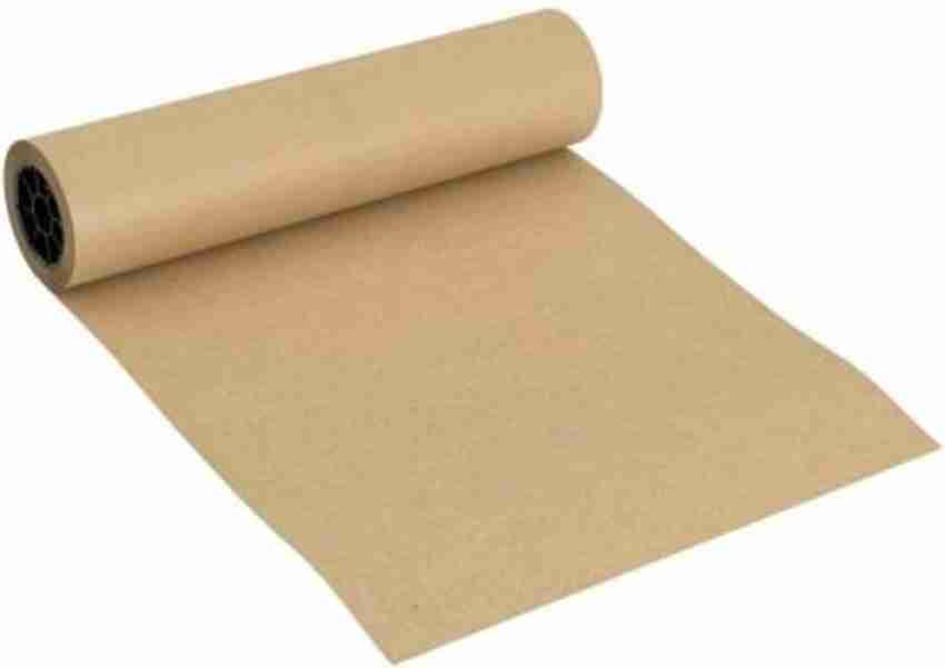 Eco Kraft Brown Packaging Paper Roll 22 Inch* 5 Mtr 100 gsm,  120 gsm Paper Roll - Paper Roll