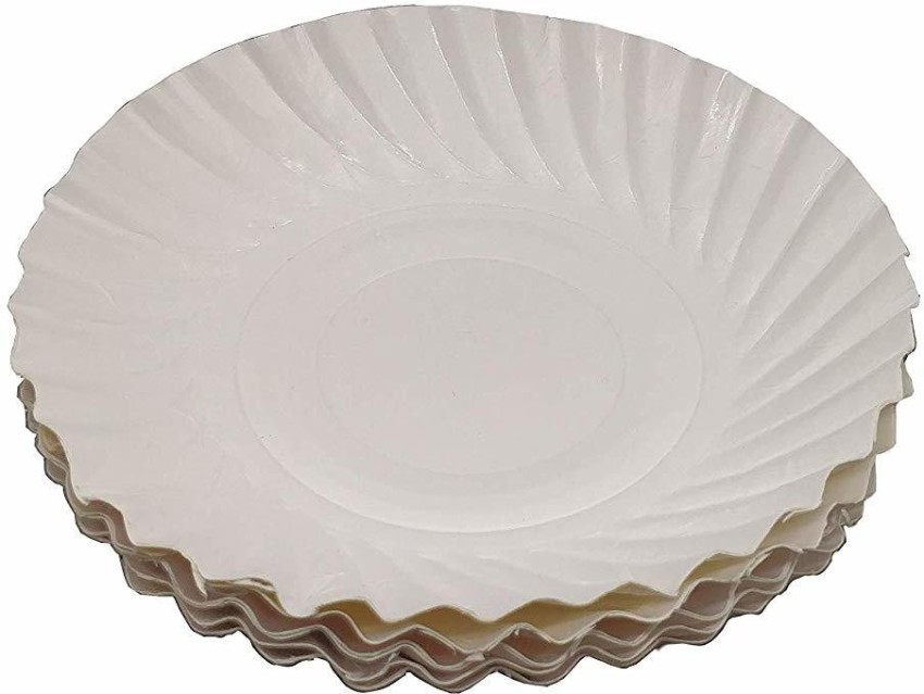 Variable Plain And Printed Small Paper Plate at Rs 50/pack in Rampur Hat