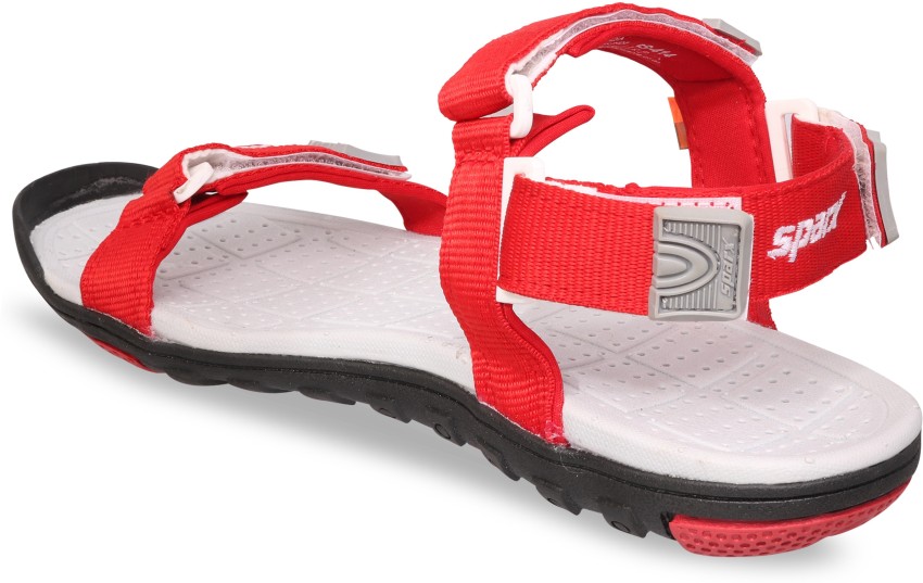 Sparx sandals hot sale red colour