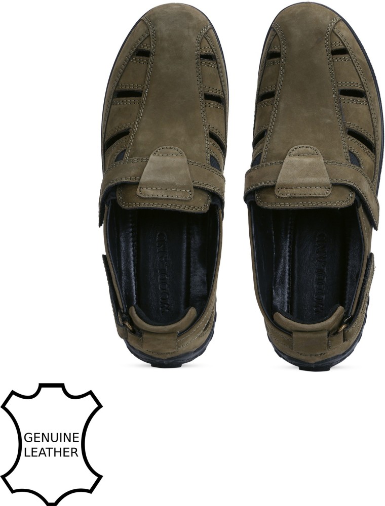 Woodland genuine leather discount sandals