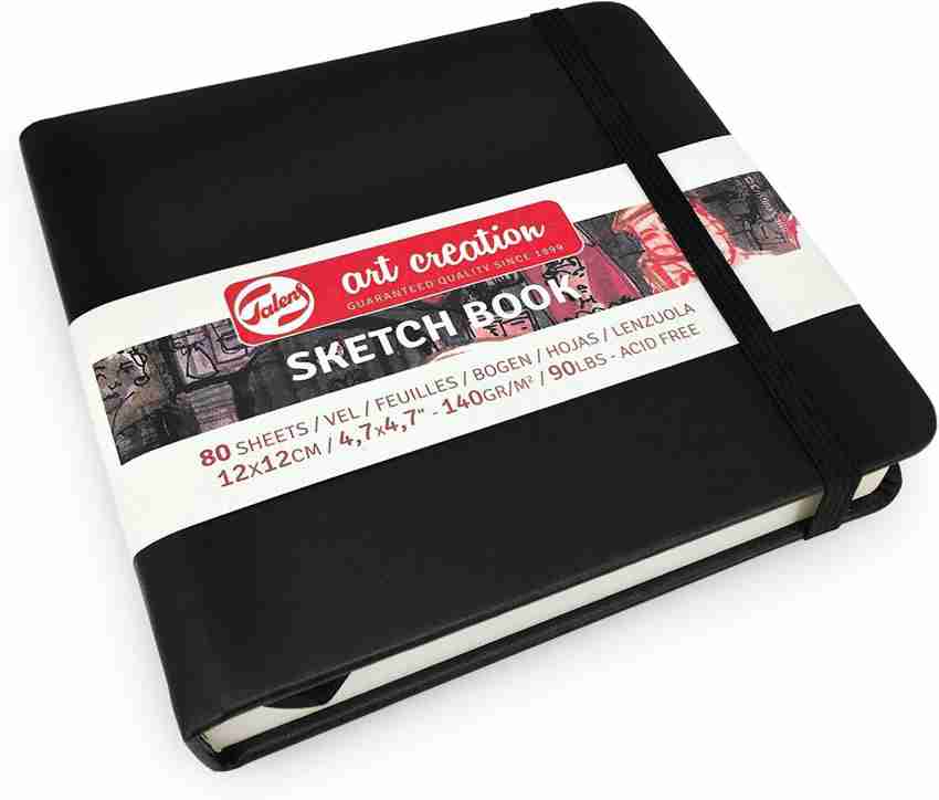 Talens Art Creations Black Hard Cover SMALL Sketch Book Sketch Pad Price in  India - Buy Talens Art Creations Black Hard Cover SMALL Sketch Book Sketch  Pad online at