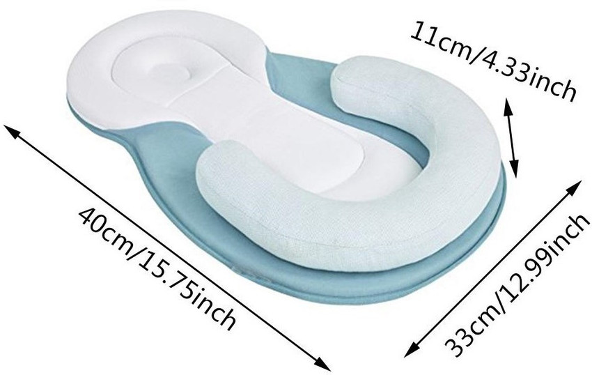 Portia New Born Anti Rollover Mattress Baby bedding set Blue