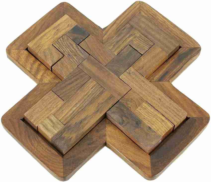 Wooden puzzle store game