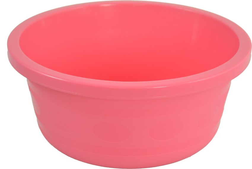 Buy jenny sales and services unbreakable plastic pink 15 inch round multi  purpose stoarge container water tub bucket 14 L Plastic Bucket(Pink) Online  at desertcartIsrael