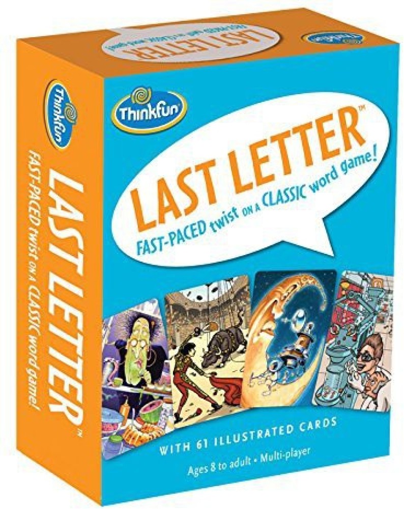 ThinkFun Last Letter Card Game Strategy & War Games Board Game - Last  Letter Card Game . shop for ThinkFun products in India. | Flipkart.com