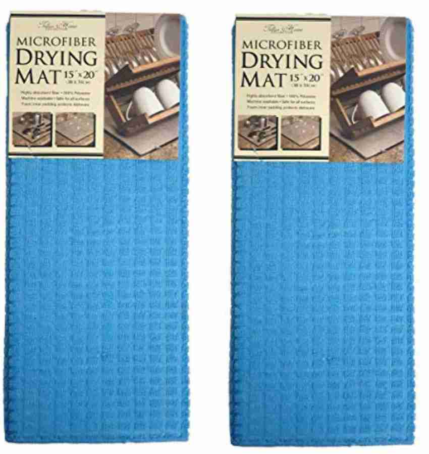 2-Packs 20x15 Microfiber Dish Drying Mat Dry Pad for Kitchen
