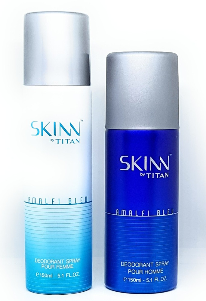 SKINN by TITAN Amalfi Bleu Perfume Body Spray For Men Women