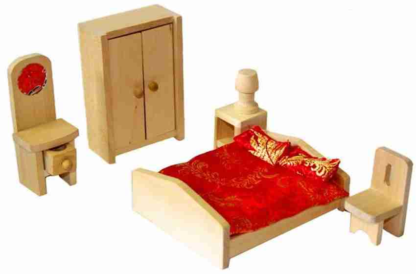 Wooden dolls outlet house bedroom furniture