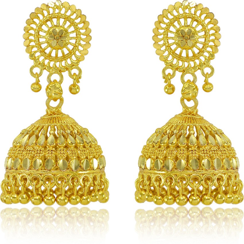 Latest jhumka design sale in gold 2018