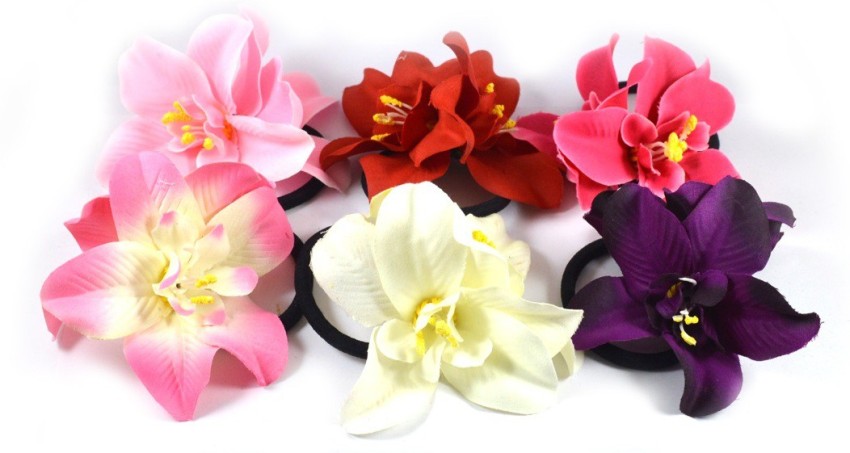 Multi Color Elastic Material Rubber Hair Bands For Casual And Party Wear at  Best Price in Delhi | Rohit Bindi House