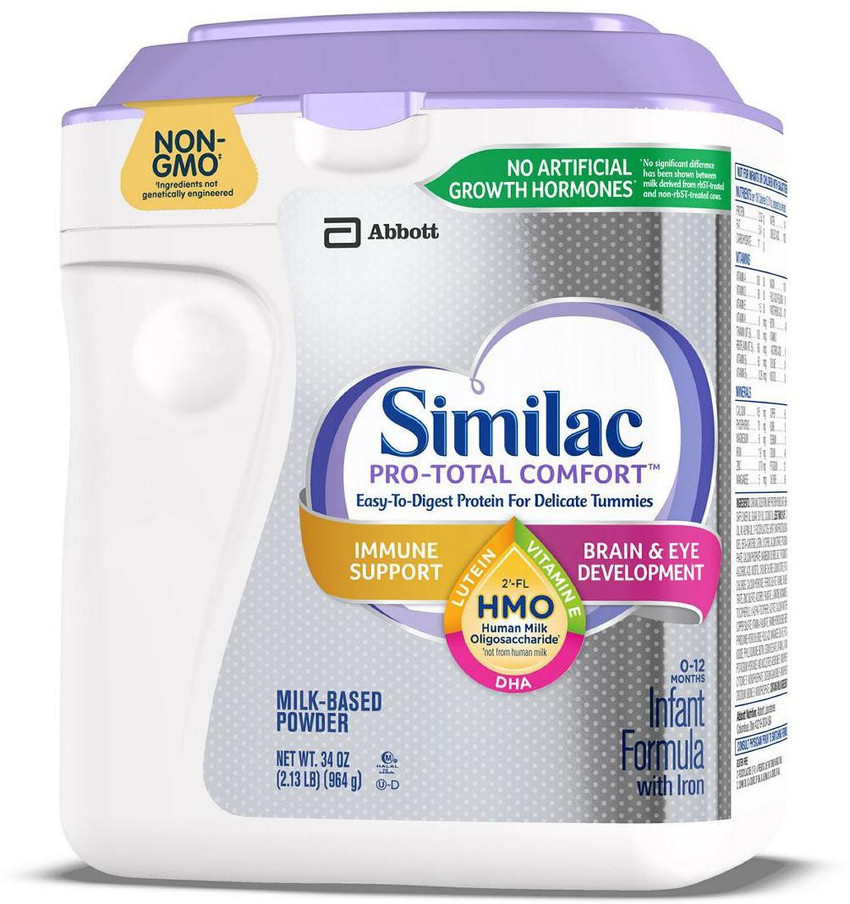 SIMILAC Pro Total Comfort Infant Formula HMO Non GMO USA