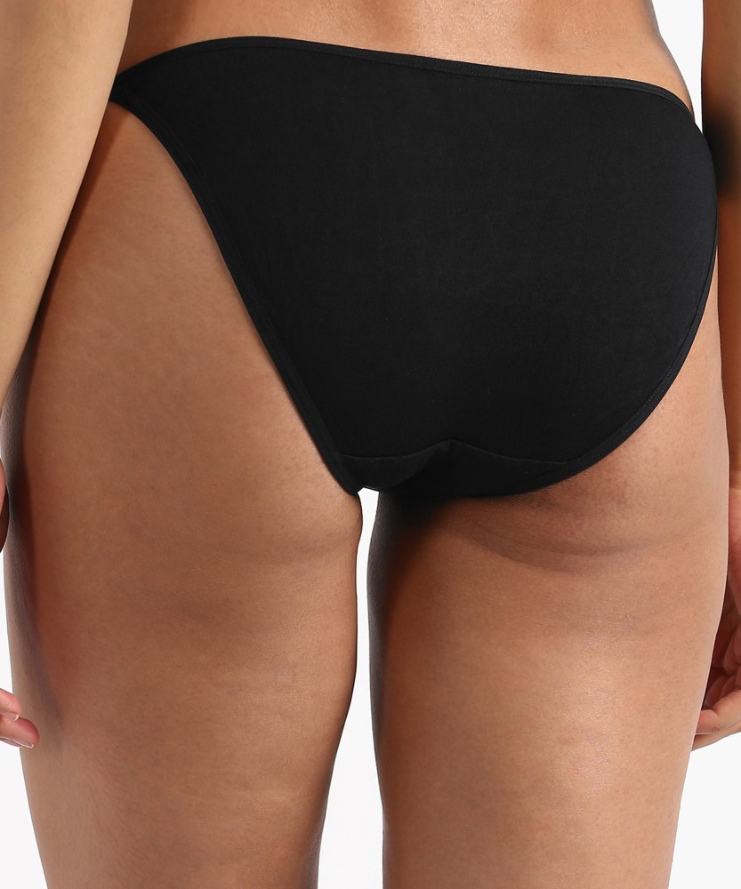 MARKS & SPENCER Women Bikini Black Panty - Buy MARKS & SPENCER Women Bikini  Black Panty Online at Best Prices in India