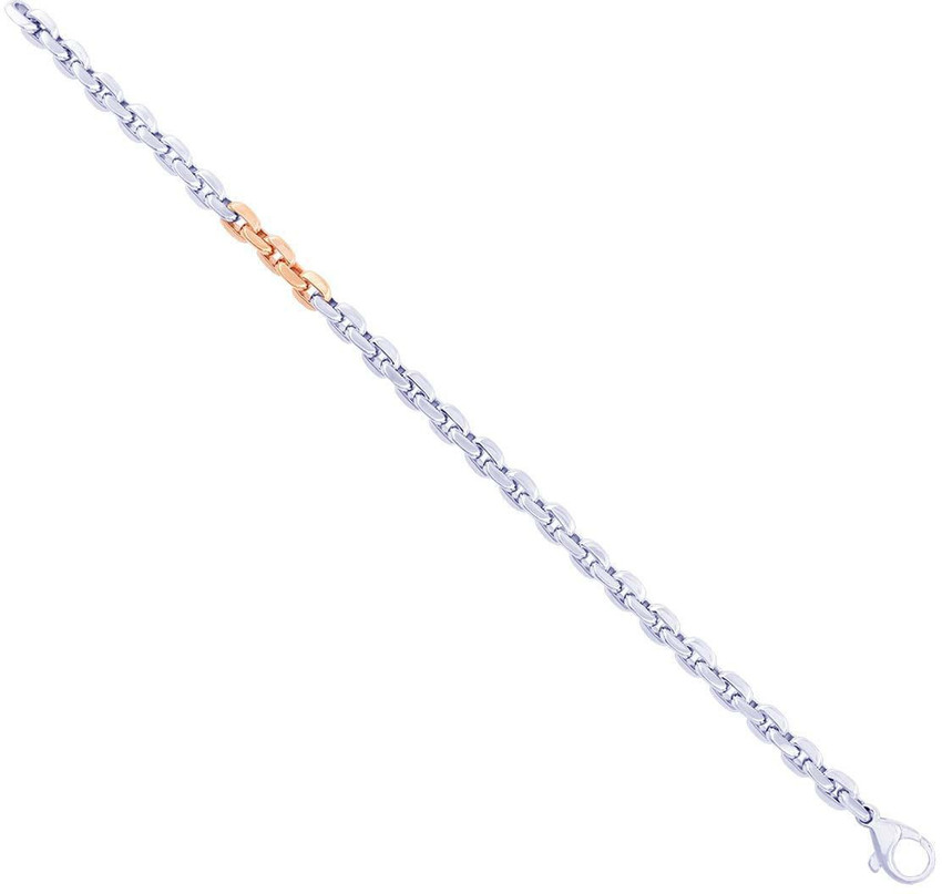 Buy Men of Platinum Platinum  Rose Gold Bracelet for Men JL PTB Online in  India  Etsy