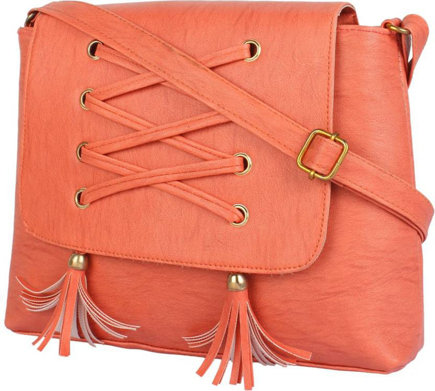 Orange hot sale side bag