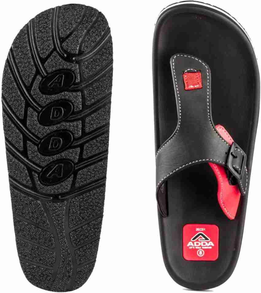 Adda Men Omega01 Flip Flops Buy Black Color Adda Men Omega01