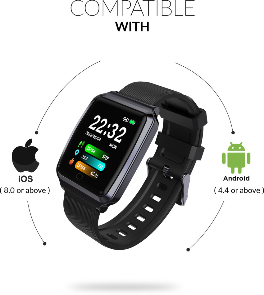 Toreto Bluetooth Waterproof Smart Watch Smartwatch Price in India
