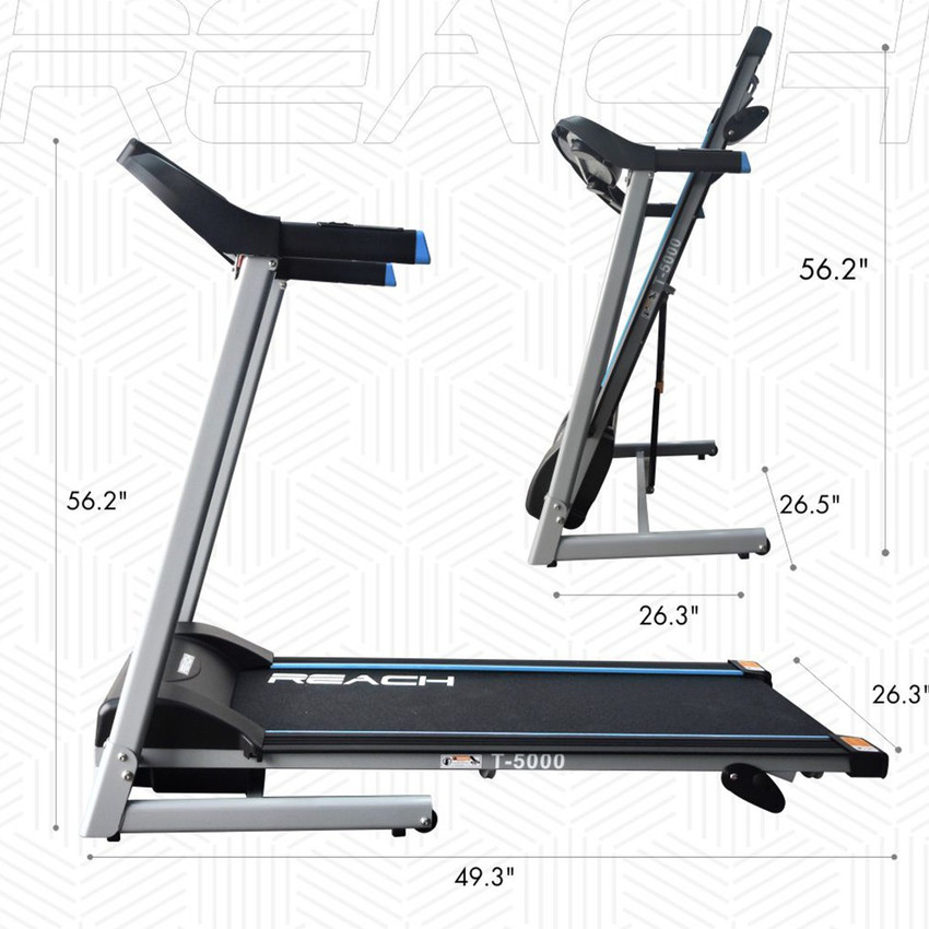 Reach T 5000 Motorized Automatic Treadmill 3Hp Peak Running