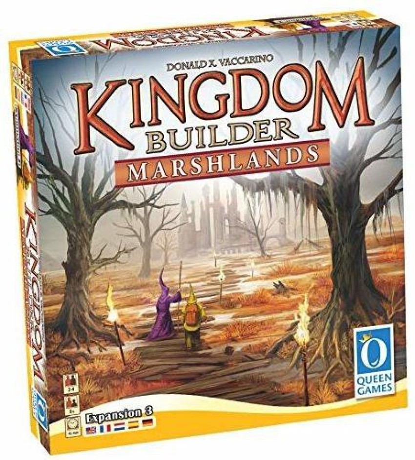 Queen Games Kingdom Builder ExpansionMarshlands Board Game (2-4 Player)  Strategy & War Games Board Game - Kingdom Builder ExpansionMarshlands Board  Game (2-4 Player) . shop for Queen Games products in India. | Flipkart.com